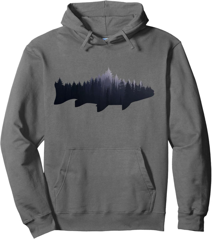 Forelle Angeln Fliegenfischen Fisch Fliegenfischer Angler Pullover Hoodie