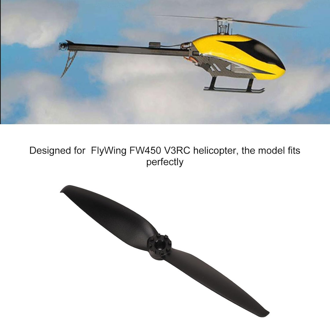 HERCHR RC Hubschrauber Heck, FW450 V3 Kunststoff RC Hubschrauber Rotorblatt Ersatz RC Flugzeug Prope