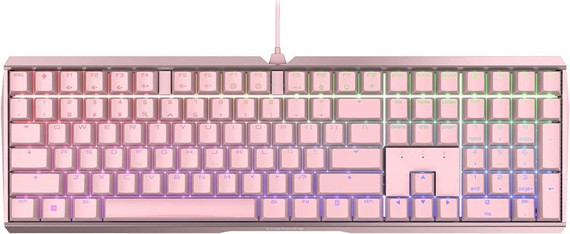 CHERRY MX Board 3.0 S, mechanische Gaming-Tastatur mit RGB-Beleuchtung, US-Internationales Layout (Q