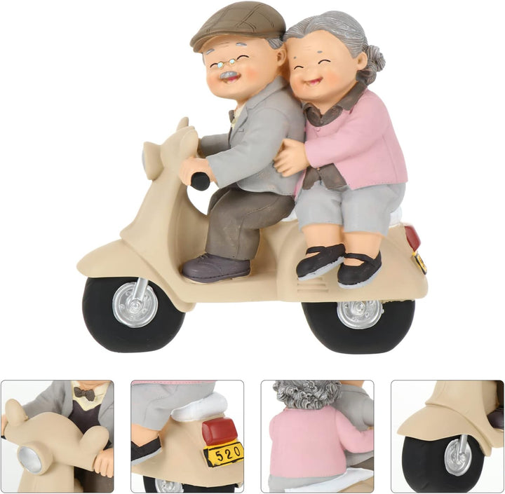 Garneck Altes Ehepaar Grosselterntag Geschenke für Eltern 50. Jahrestag Geschenke Figur Romantische
