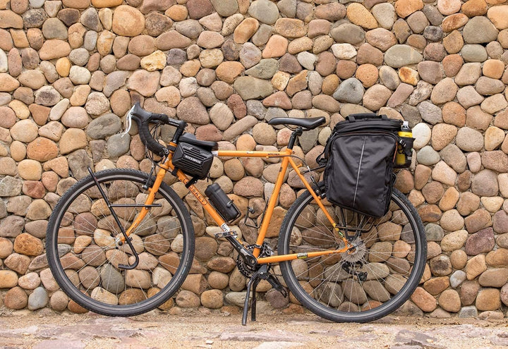 ROCKBROS Fahrrad Gepäckträgertasche wasserdichte Fahrradtasche für Gepäckträger mit Regenschutz 17-3