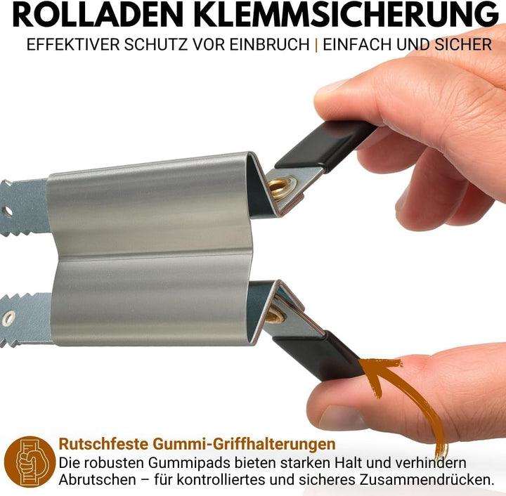 Klemmsicherung Rollladen Einbruchschutz für das Fenster, genial &amp; einfach Sie erhalten 20 Stück (10