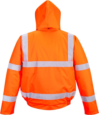 Portwest RT32ORRXXL Warnschutz-Bomberjacke, Orange, Grösse 2XL, XXL