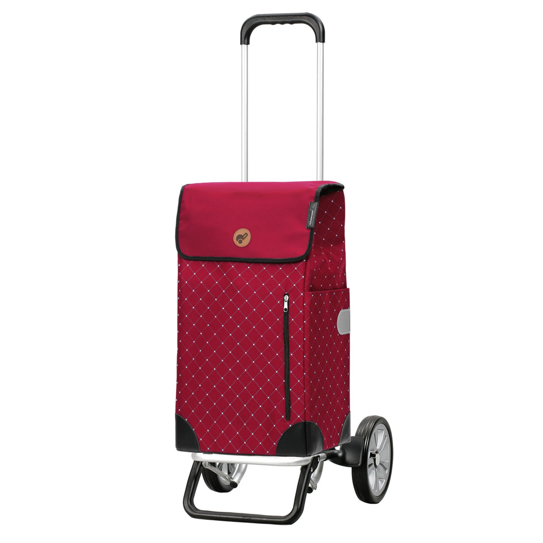 ANDERSEN Einkaufstrolley - Alu Star Shopper Sofia rot 43 L einkaufen, gross, Aluminium, höhenverstel
