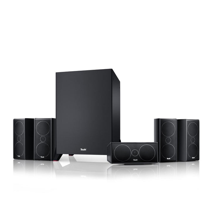 Teufel CONSONO 35 MK3 5.1 Set - Heimkino mit Micro-HiFi-Satelliten, Höhe Sprachverständlichkeit, Sta