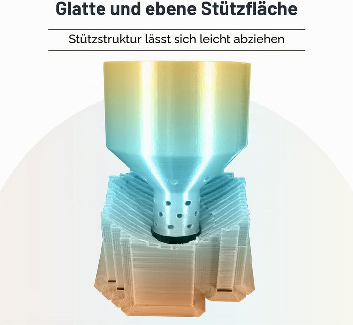 eSUN PLA Metall Regenbogen Seide Filament 1,75 mm, seidig, mehrfarbig, 3D-Drucker PLA-Filament, 1 kg