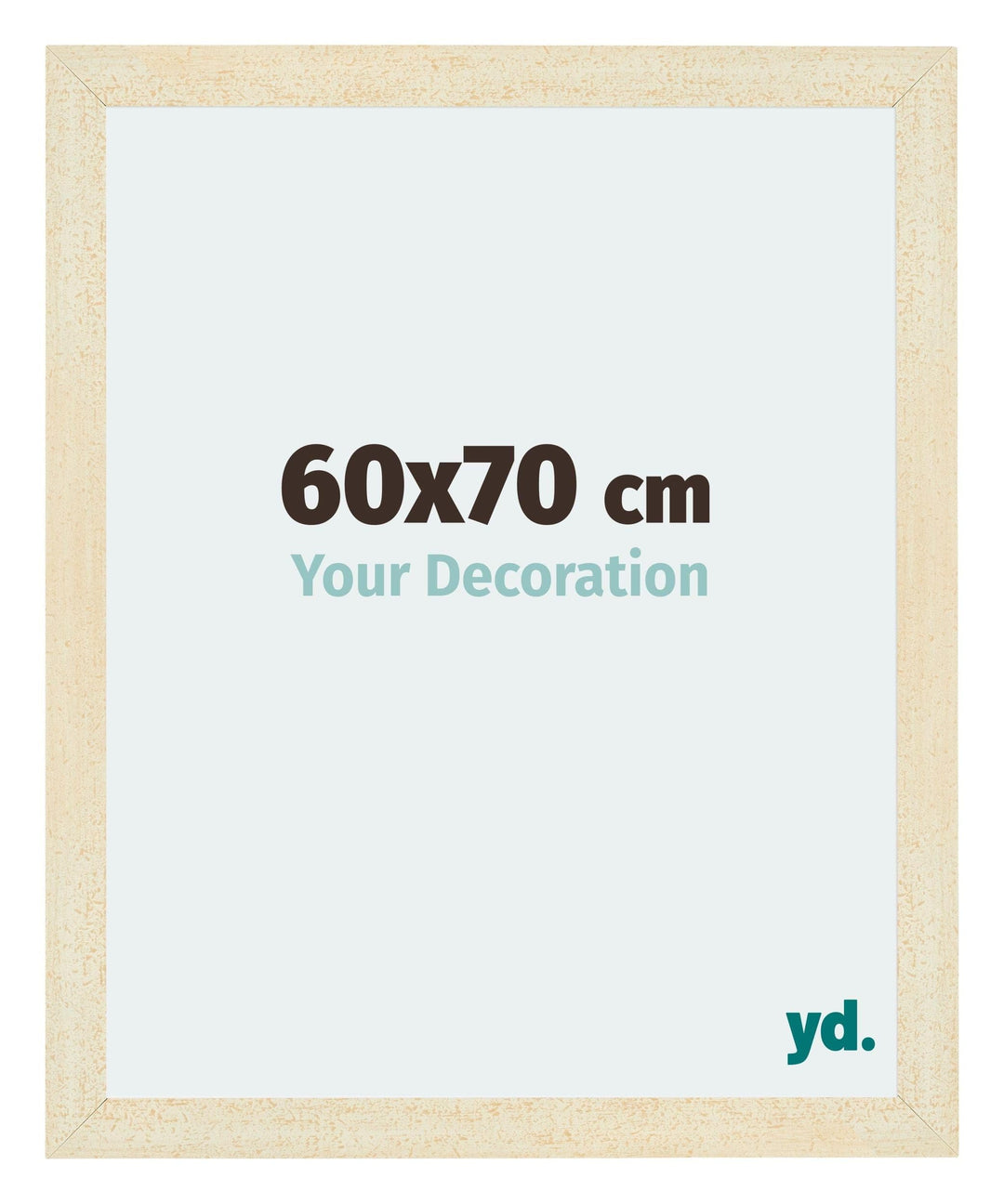 yd. Your Decoration - Bilderrahmen 60x70 cm - Bilderrahmen aus MDF mit Acrylglas - Antireflex - Ausg