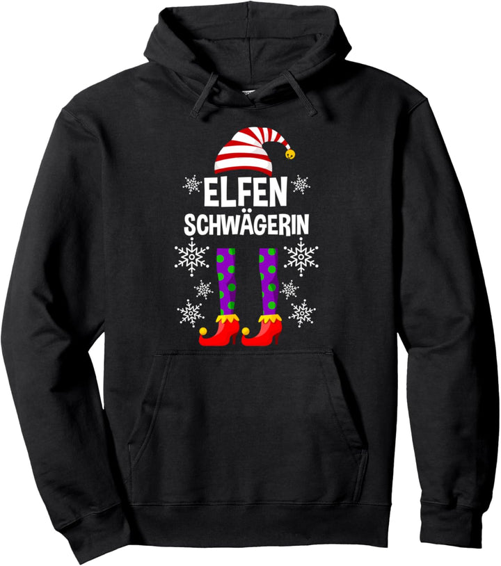Elfen Schwägerin Elfe Weihnachtself Weihnachten Pullover Hoodie