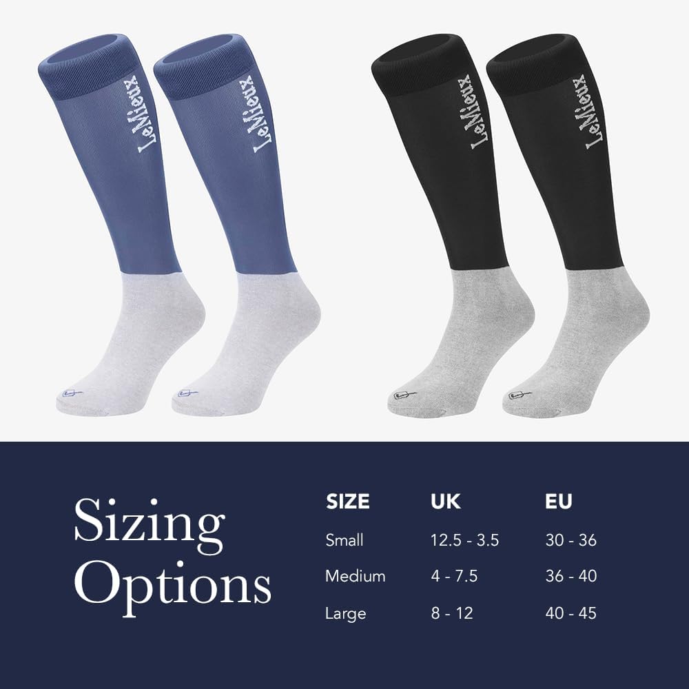 LeMieux My Competition Sock Green S Schwarz, S Schwarz
