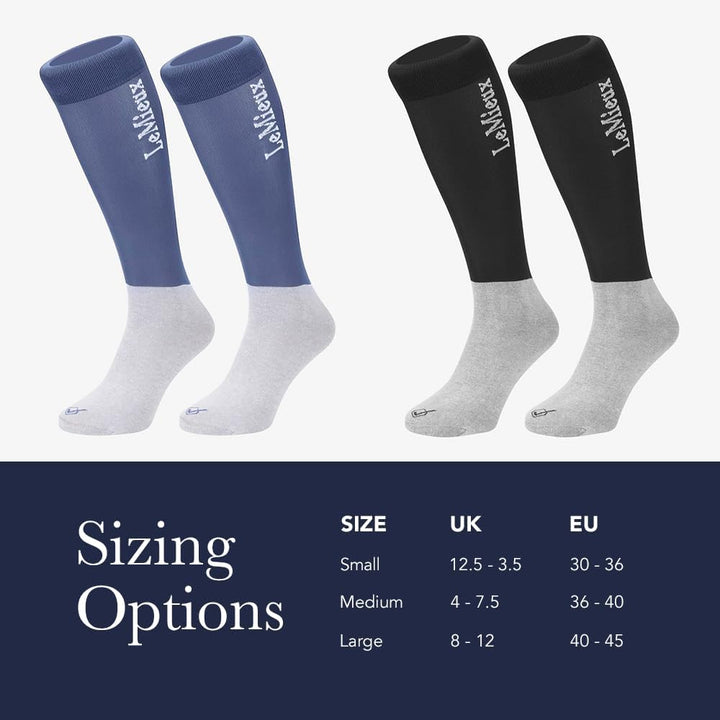 LeMieux My Competition Sock Green S Schwarz, S Schwarz