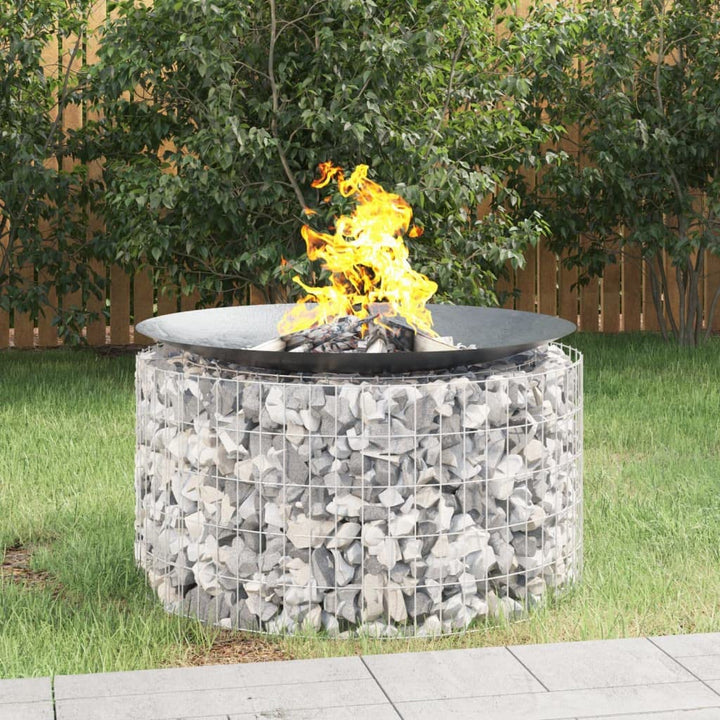INLIFE Gabionen-Feuerstelle Ø 100 cm Verzinktes Eisen,8.7kg,153560 100 x 50 cm, 100 x 50 cm