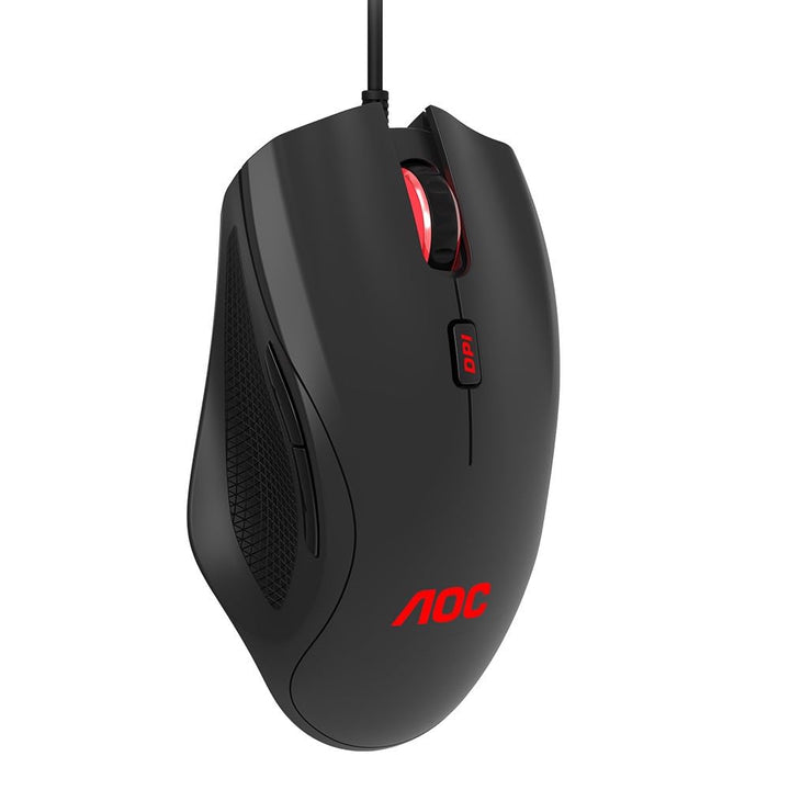 AOC GM200 Gaming Maus - 4.200 DPI - RGB-Farben - 1,8 Meter PVC Kabel, GM200
