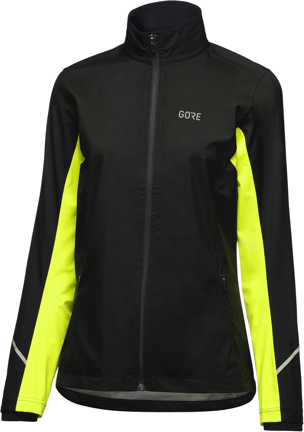 GOREWEAR R3 Damen Partial GORE-TEX INFINIUM™ Jacke, Black/Neon Yellow 34