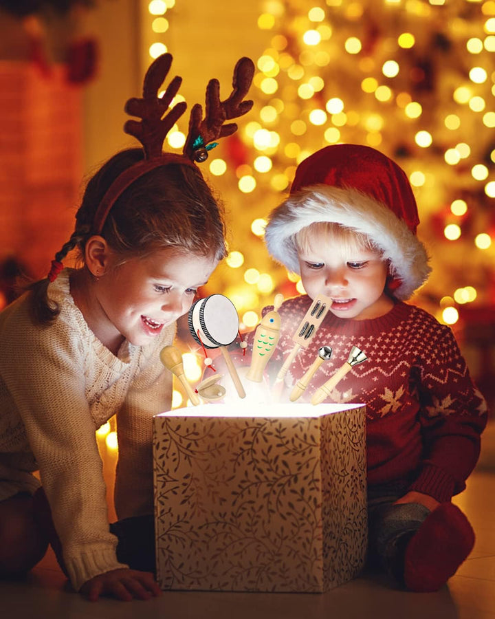 JOFLVA Musikinstrumente Für Kinder, 29 PCS Musikinstrumente Musical Instruments Set, Kinderspielzeug