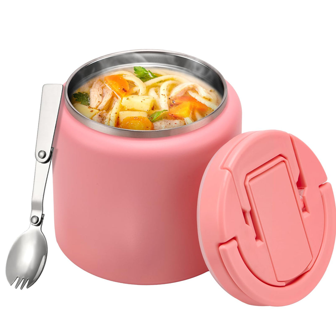 Itslife Thermobehälter für Essen 760ml, Edelstahl Warmhaltebehälter Essen mit Löffel, Thermo Lunchbo