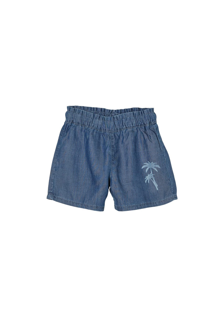 s.Oliver Junior Mädchen Hose kurz 104 Ozeanblau, 104 Ozeanblau