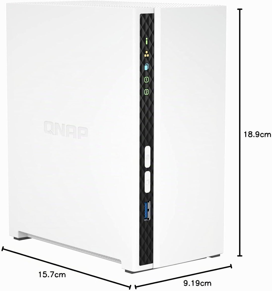 Qnap TS-233 2-Bay 4TB Bundle mit 2X 2TB WD Red Plus 4TB WD Red Plus TS-233, 4TB WD Red Plus TS-233