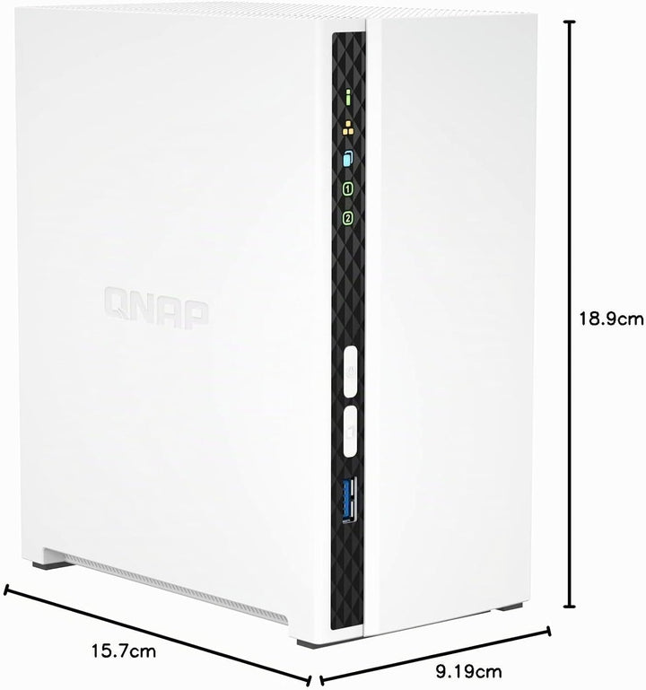 Qnap TS-233 2-Bay 4TB Bundle mit 2X 2TB WD Red Plus 4TB WD Red Plus TS-233, 4TB WD Red Plus TS-233