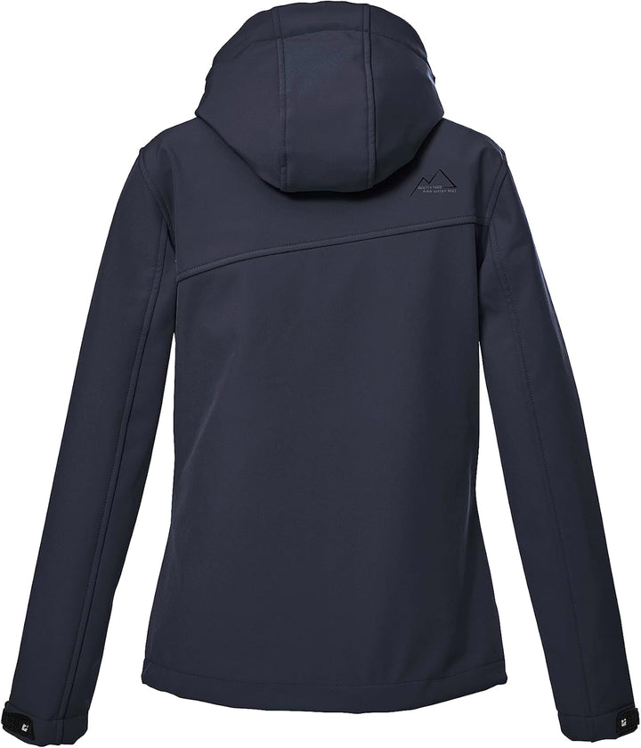 Killtec Mädchen Kow 168 Grls Sftshll Jckt Softshelljacke mit Kapuze/Outdoorjacke ist wasserabweisend