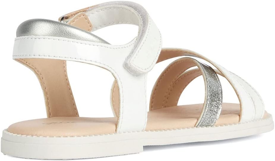 Geox Damen J Karly Girl Sandal 37 EU Weiss, 37 EU Weiss