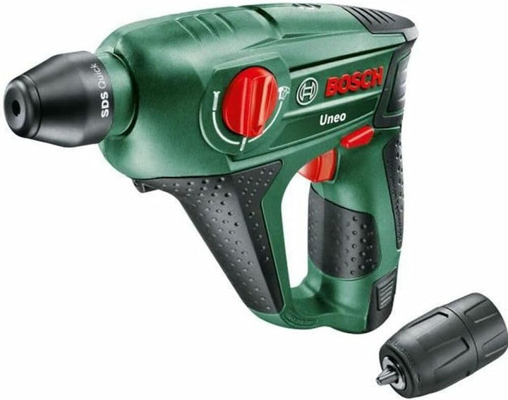 Bosch Akku Bohrhammer Uneo (1 Akku, 12 Volt System, Max. Bohr-Ø in Beton 10 mm, im Koffer) Set | 1 A