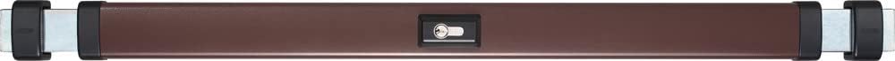 ABUS Panzerriegel PR2700 für Haus- und Wohnungstüren, braun, 49093 Braun mit Zylinder Single, Braun