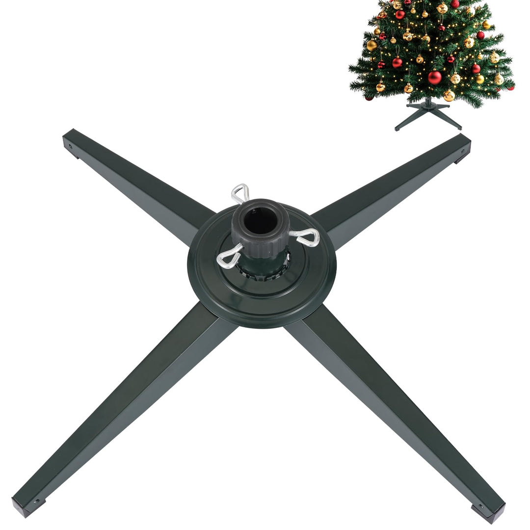 Weihnachtsbaumständer Faltbarer Christbaumständer 65cm Metall Weihnachtsbaum Ständer mit 3,2cm Bohru