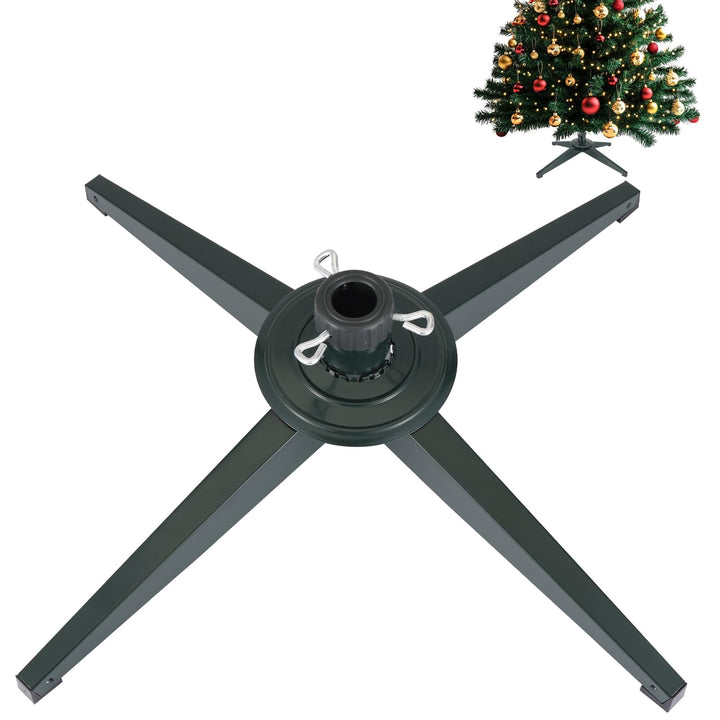 Weihnachtsbaumständer Faltbarer Christbaumständer 65cm Metall Weihnachtsbaum Ständer mit 3,2cm Bohru
