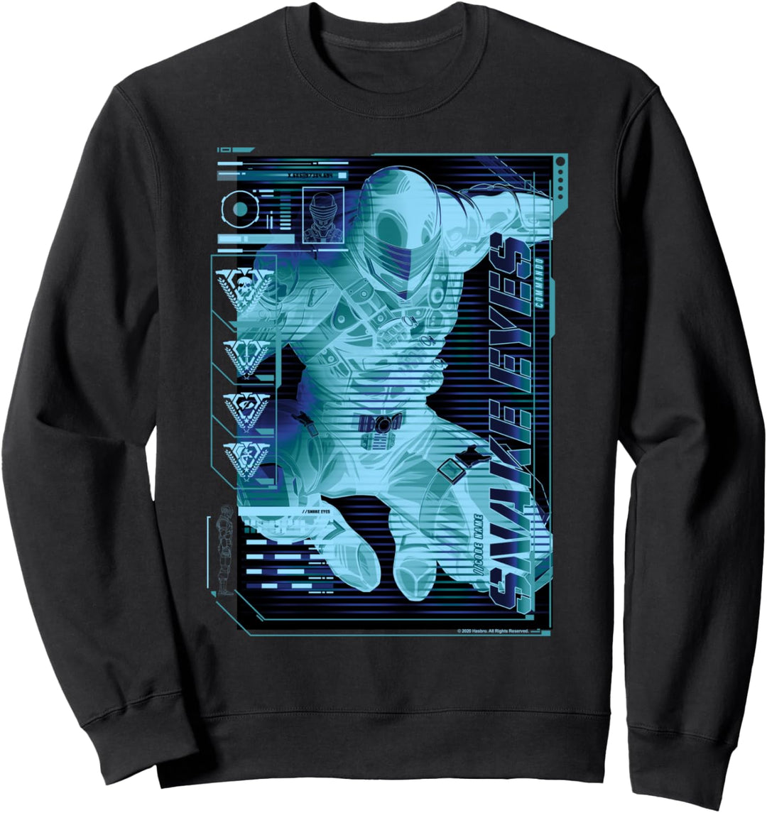 G.I. Joe Snake Eyes Team Leader Schematic Profile Sweatshirt