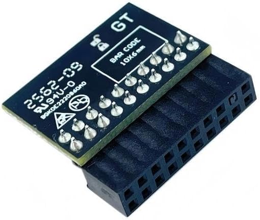 JINTAI TPM 2.0-Modul LPC 20-Pin-Fernkarte Verschlüsselungssicherheitsplatine Zubehör für Gigabyte-Mo