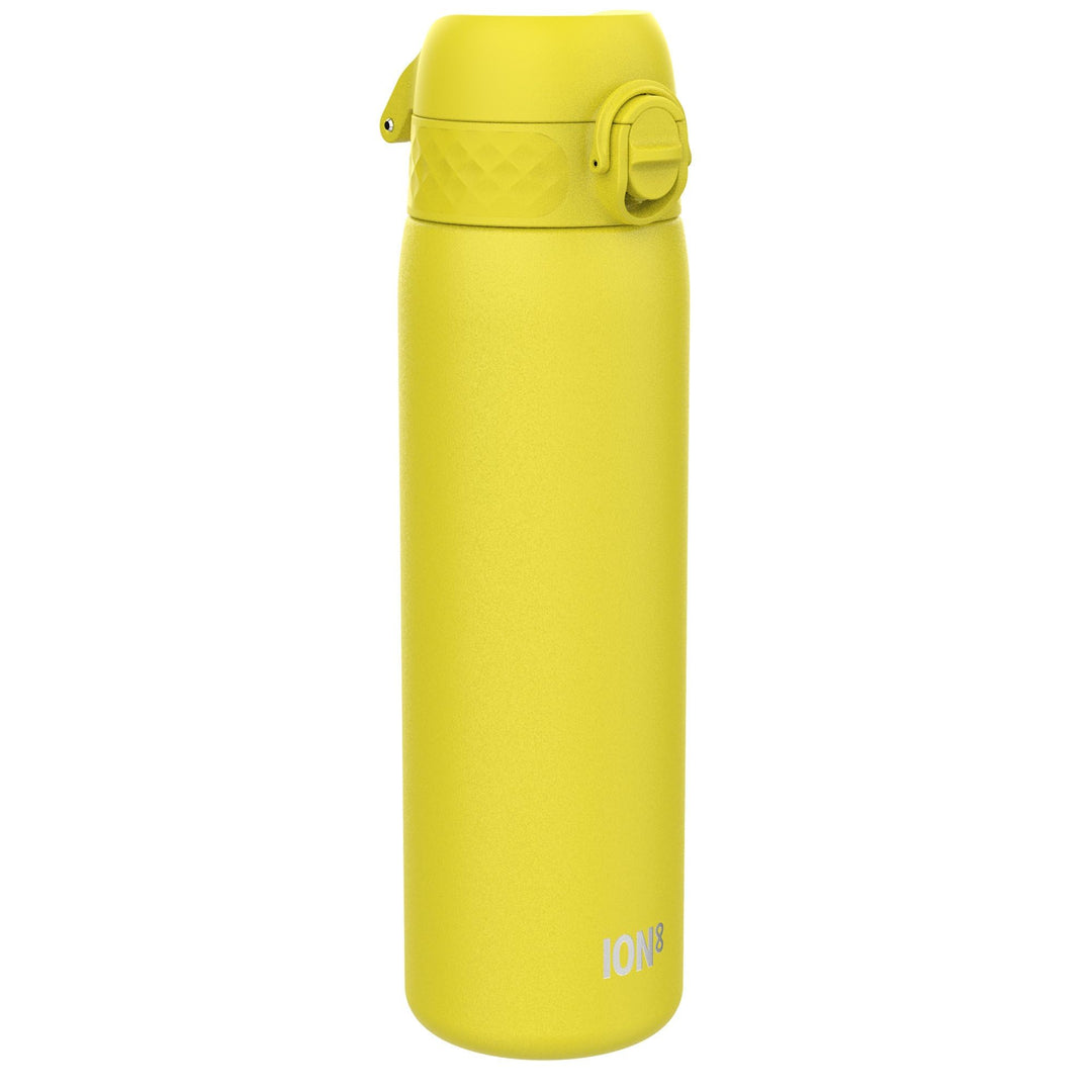 ION8 Vakuumisolierte Edelstahl-Trinkflasche, 500 ml, Auslaufsicher, Einhandöffnung, Sichere Verriege