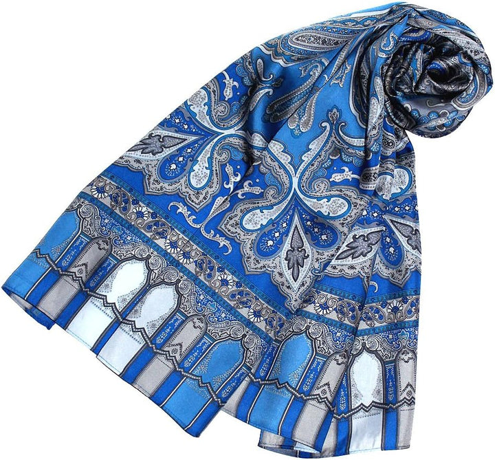 Lorenzo Cana Herren Seidenschal aufwändig bedruckt Paisley Muster Schal 100% Seide 50 x 165 cm harmo