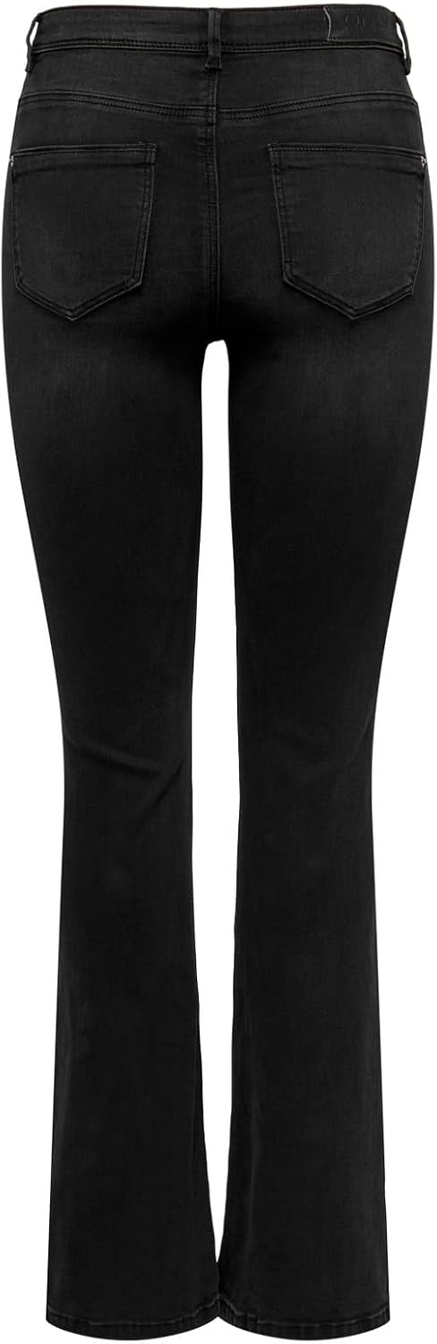 ONLY Female Flared fit Jeans ONLWAUW Hohe Taille Ausgestellt Jeans, XS / 30L