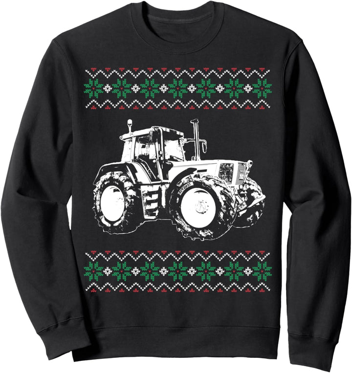 Ugly Christmas Sweater Landwirt Trecker Traktor Weihnachten Sweatshirt