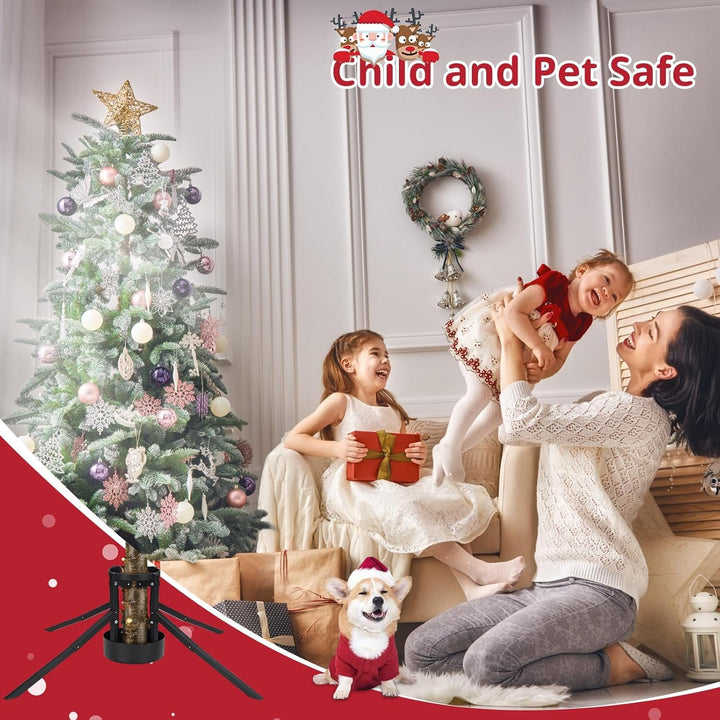 Weihnachtsbaumständer, Stabile Abnehmbare Weihnachtsbaumständer Baumhalter für Lebenige Weihnachtsba