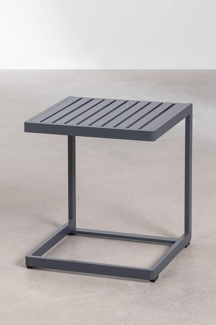 SKLUM Garten Beistelltisch Dulem Grau Graphit, Grau Graphit