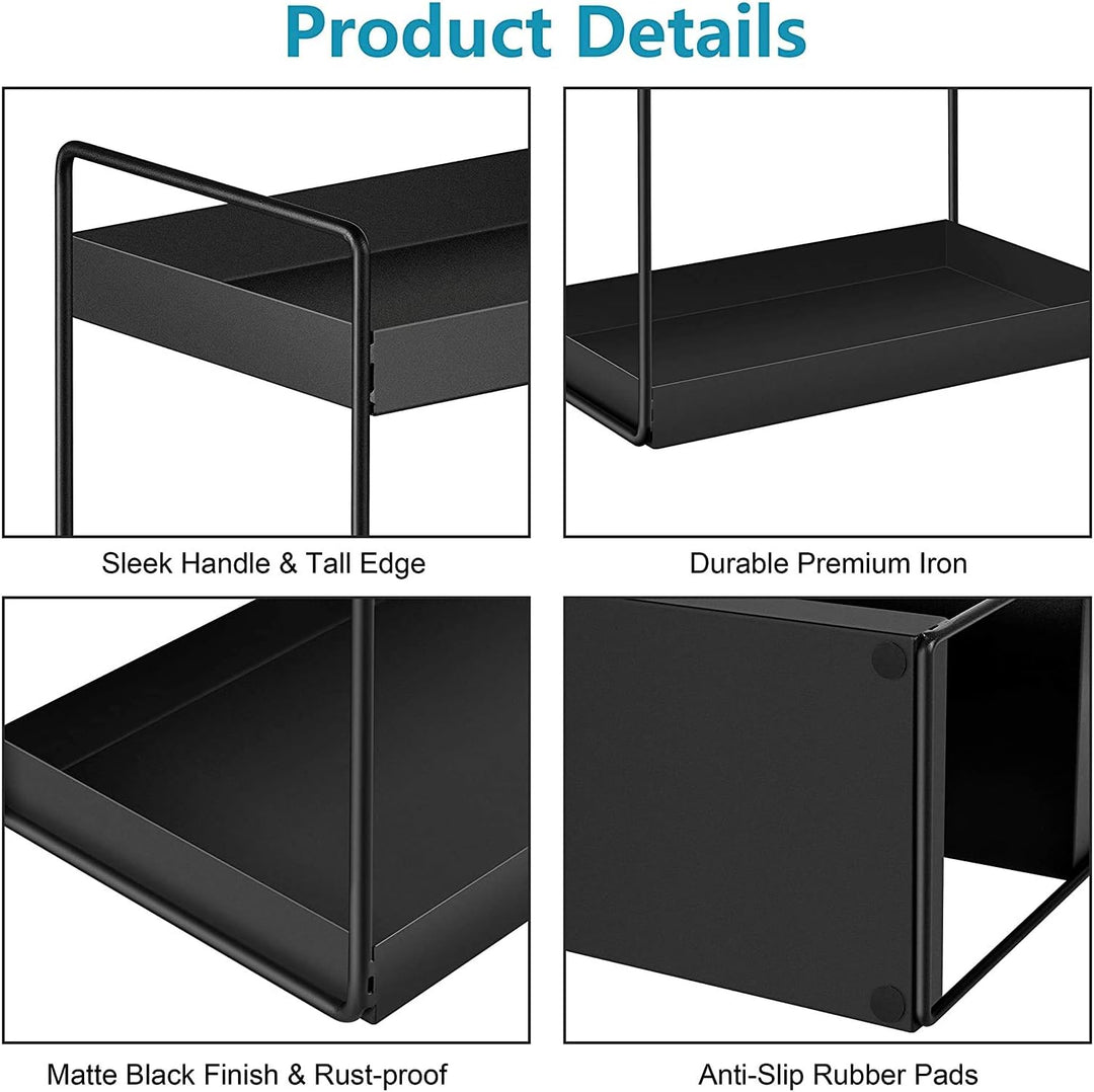 Küchen Gewürzregal Standregale mit 3 Ebenen Duschablage aufbewahrung Badezimmer Arbeitsplatte Unters