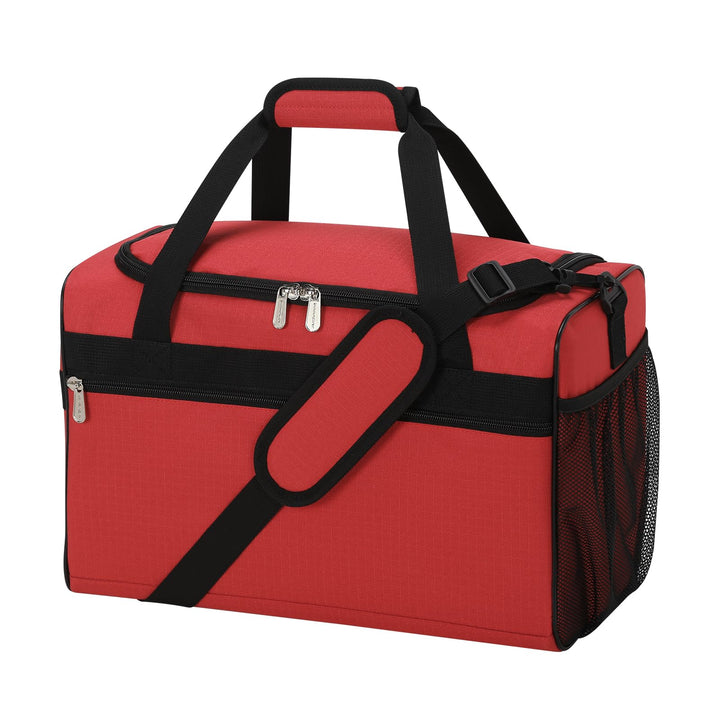 ZZY 20L Sporttasche Klein, Rot, 40x20x25cm | Trainingstasche, Fitnesstasche für Weekender Reisetasch
