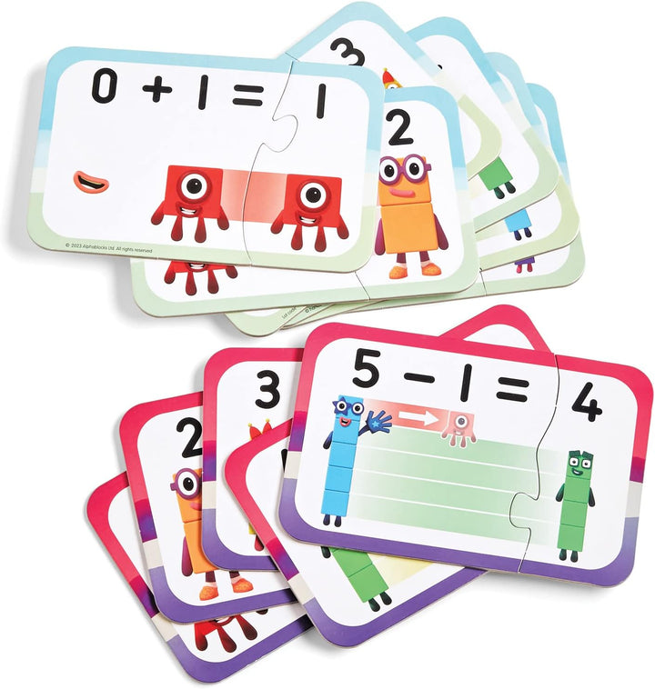 Learning Resources Numberblocks Puzzle-Set Addieren und Subtrahieren, Numberblocks-Puzzlespiel, Math