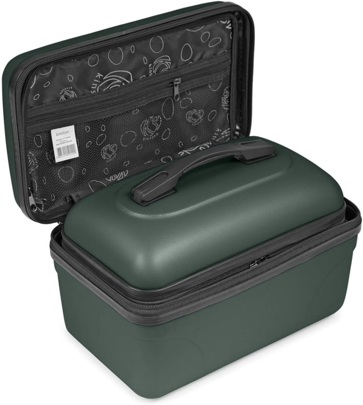 KINSTON Kosmetik- und Kulturtasche, Hartschalen-Vanity mit Griff, Reise-Organizer, Aufbewahrungsbox