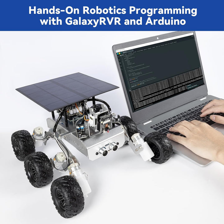 SUNFOUNDER GalaxyRVR Mars Rover Kit, Smartes Video-Roboterauto-Kit kompatibel mit Arduino mit ESP32
