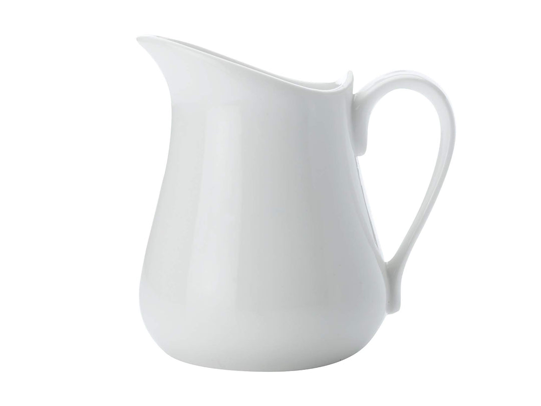 Maxwell & Williams AA022 Krug 500 ml Volumen – Porzellan Weiss – grosser Henkel, breiter Ausgiesser