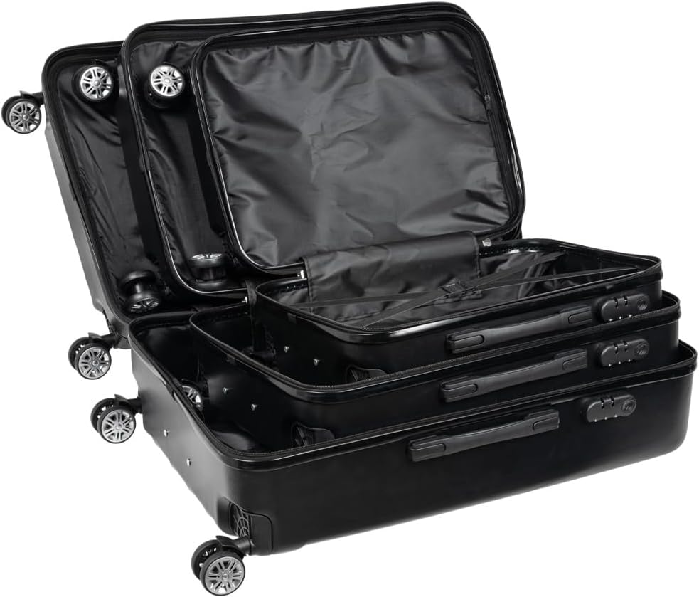 VERTICAL STUDIO 20" 24" 28" Koffer Reisekoffer 3er-Set Trolley Mehrteilig mit Ziffern Kofferschloss