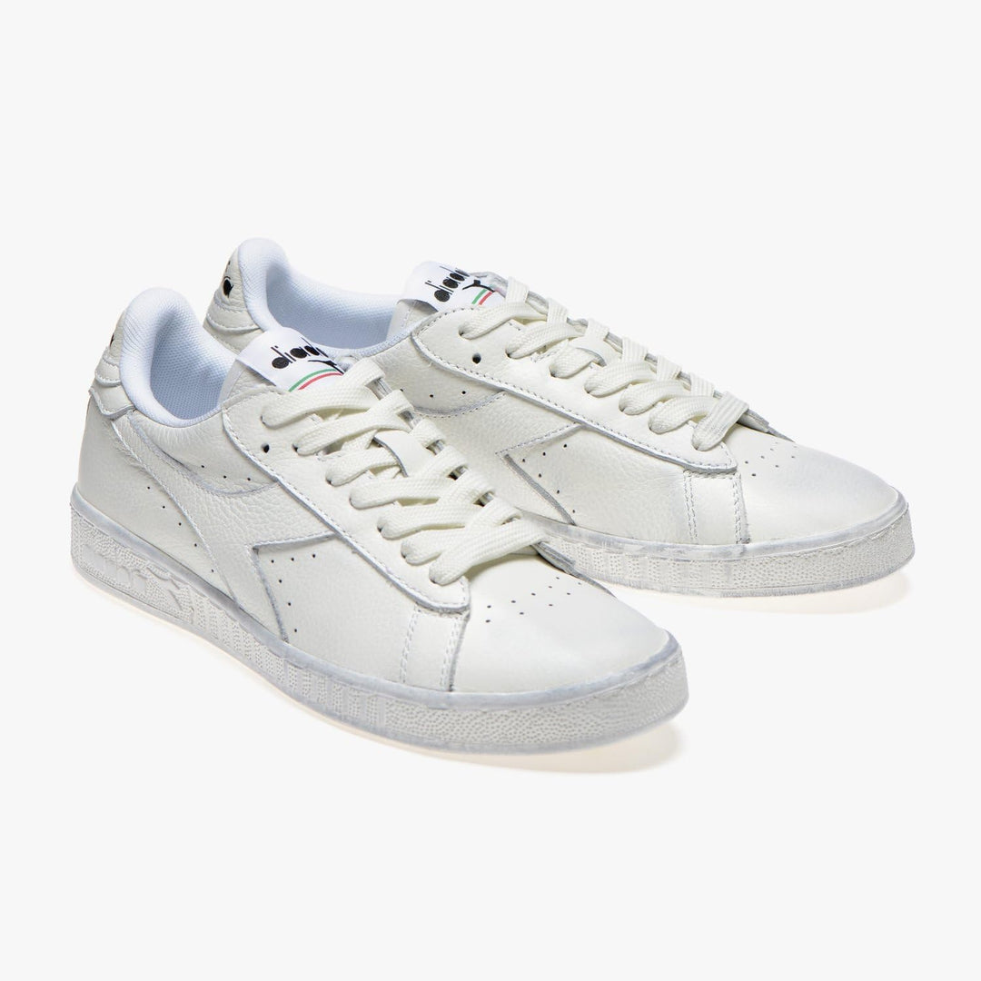 Diadora Unisex Game L Low Waxed Gymnastikschuhe, 36 EU Weiß White White C6180