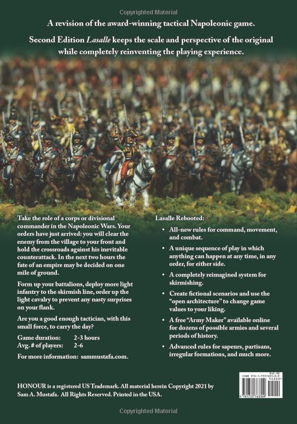 Lasalle: A Game of Tabletop Battles in the Age of Napoleon, Taschenbuch
