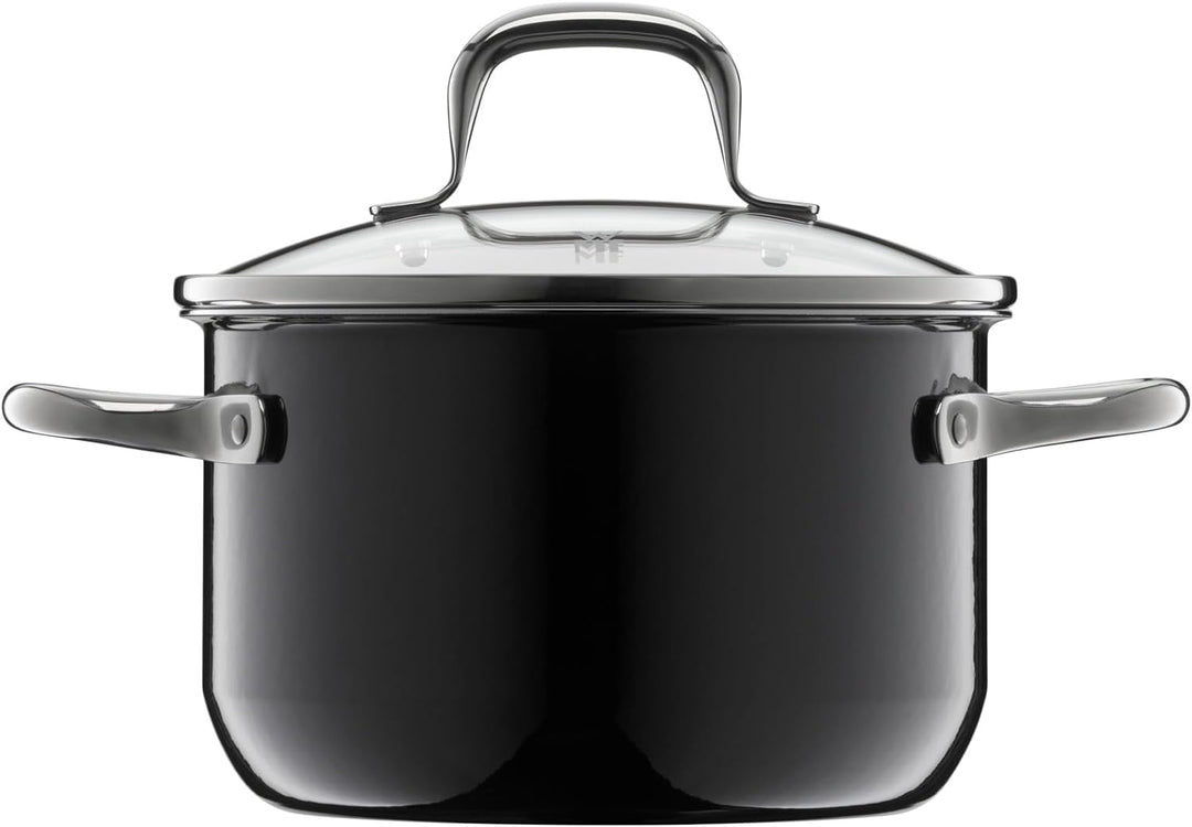 WMF Fusiontec Essential Kochtopf klein 16 cm Glasdeckel, Fleischtopf Induktion, 2,0l, kleiner Topf K