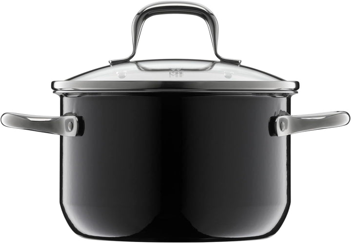 WMF Fusiontec Essential Kochtopf klein 16 cm Glasdeckel, Fleischtopf Induktion, 2,0l, kleiner Topf K