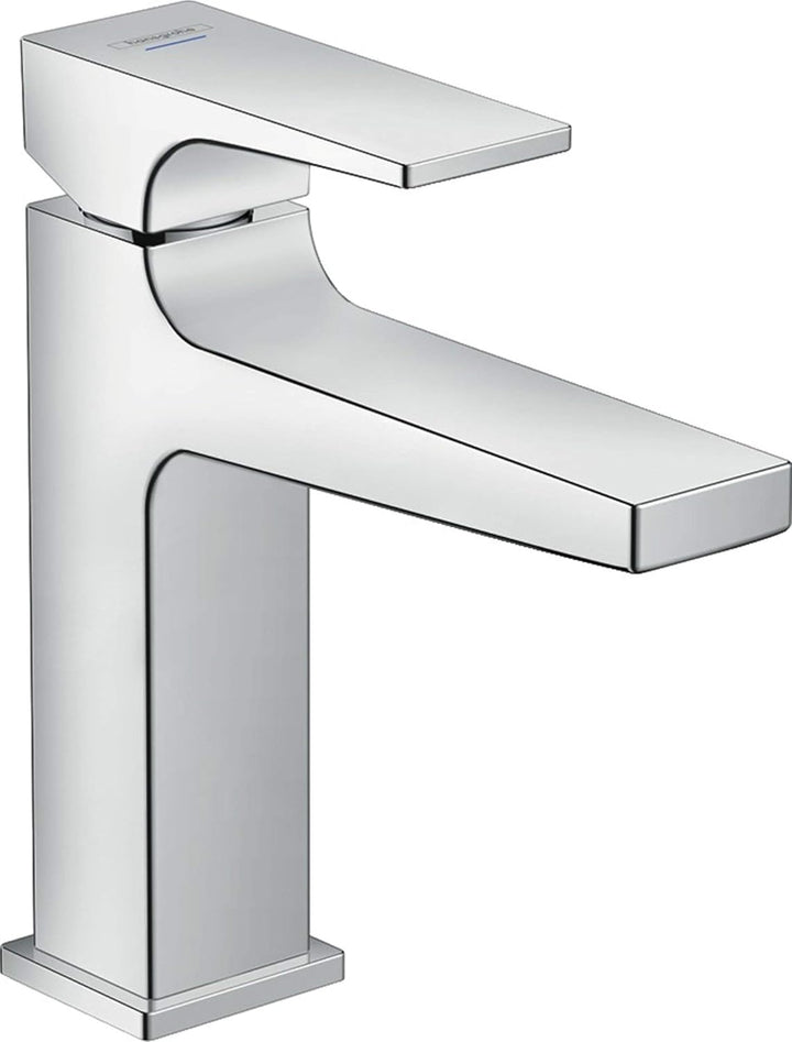 hansgrohe Wasserhahn Metropol (Armatur mit Auslauf Höhe 100 mm, Kaltwasseranschluss) Chrom Chrom Aus