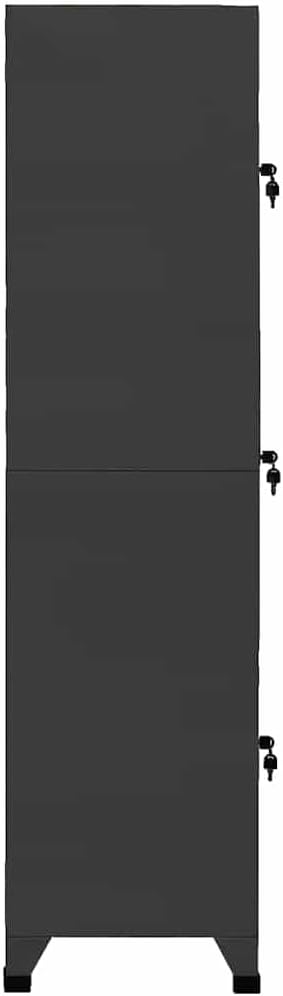 vidaXL Schliessfachschrank Spind Schrank Umkleideschrank Metallschrank Fächerschrank Aktenschrank Bü