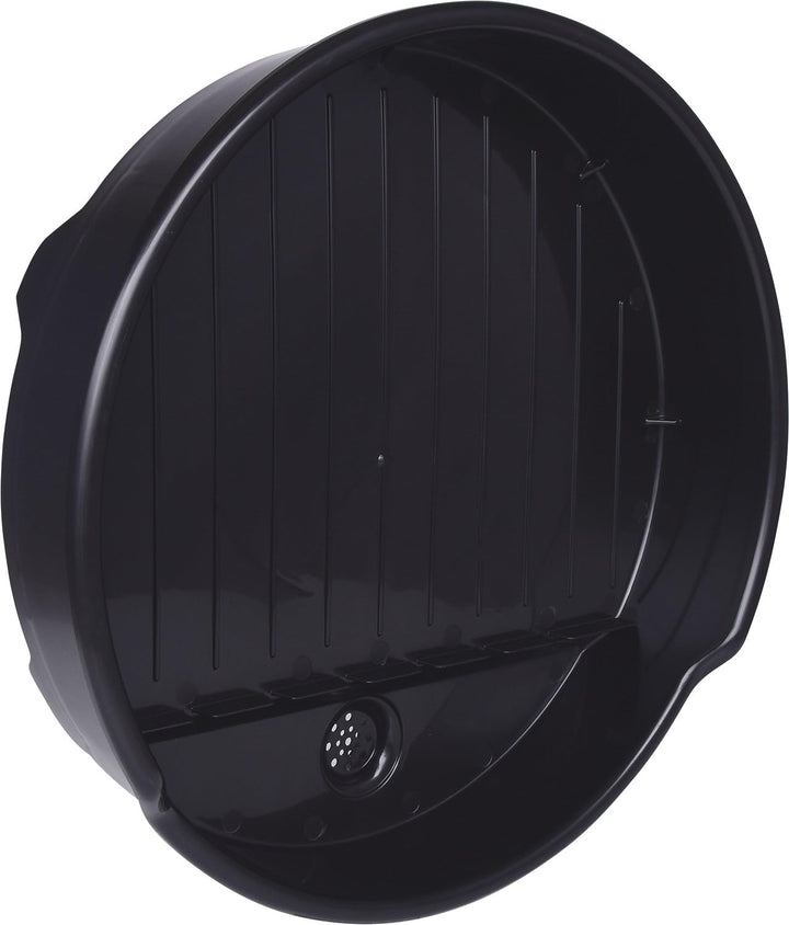 KS Tools 150.9209 Polyethylen-Fasstrichter mit Sieb, 30 l, Schwarz